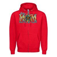 Red being a mom makes my life complete Zipper Hoodie - SublimationCraftShop