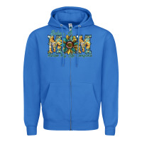 True Royal being a mom makes my life complete Zipper Hoodie - SublimationCraftShop
