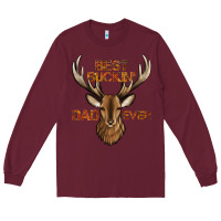 Burgundy best buckin' dad ever deer Long Sleeve Tee - Jasminsmagicworld