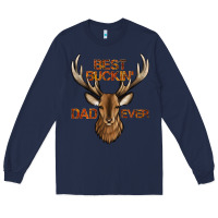 Navy best buckin' dad ever deer Long Sleeve Tee - Jasminsmagicworld