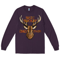 Plum best buckin' dad ever deer Long Sleeve Tee - Jasminsmagicworld