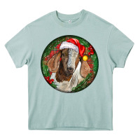 Arona Boer Goat Christmas Heavy Core Tee - LillyAllenDesigns