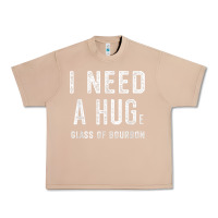Burro I Need a HUGe Glass of Bourbon T Shirt Bourbon Gifts for Him Urban Heavy Tee - minhPixels