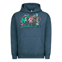 Pigment Midnight Navy nurse practitioner Urban Hoodie - AdoDesignShop