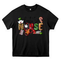 Black Chrismas future nurse Heavy Core Tee - LillyAllenDesigns