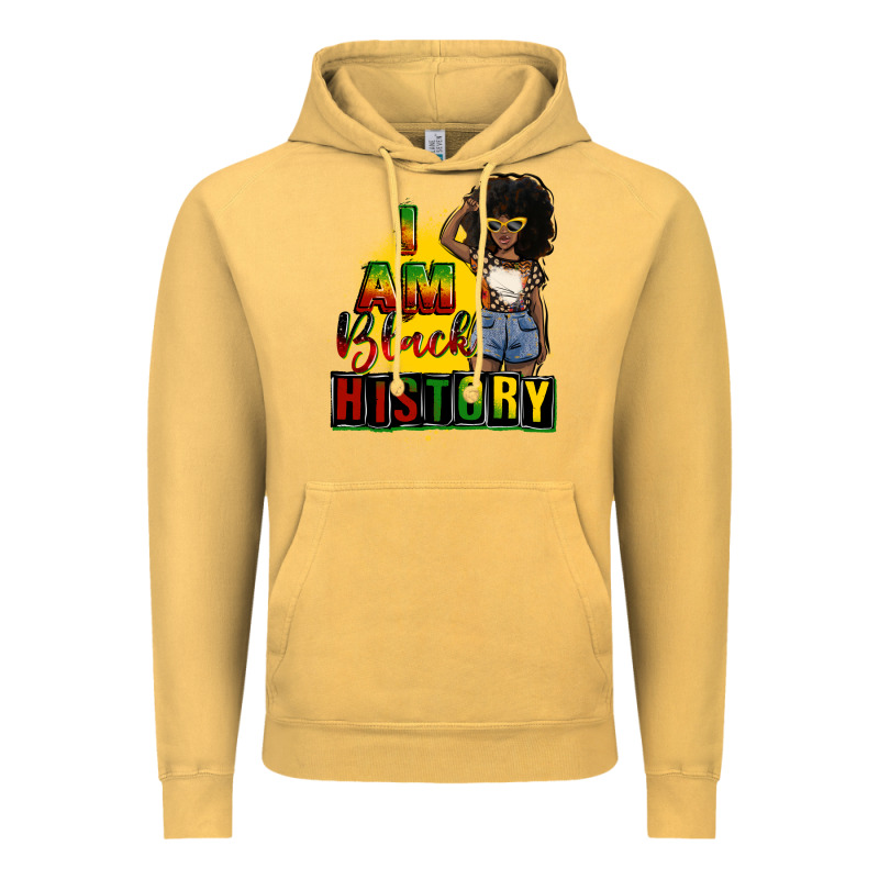 I Am Black History Juneteenth Vintage Hoodie by CowGirlArtShop | Teevron