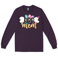 Plum Easter Dog Mom Easter Day Long Sleeve Tee - CowGirlArtShop