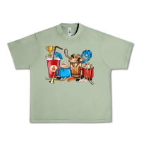 Oil Green Hockey coffee cups Urban Heavy Tee - HowdyJamesFarm