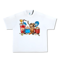 White Hockey coffee cups Urban Heavy Tee - HowdyJamesFarm