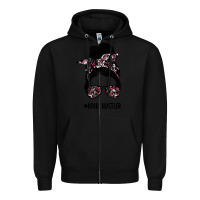 Black hair hustler Zipper Hoodie - SublimationCraftShop