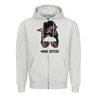 Dove Grey hair hustler Zipper Hoodie - SublimationCraftShop