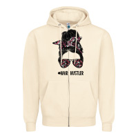 Sandshell hair hustler Zipper Hoodie - SublimationCraftShop