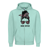 Seafoam hair hustler Zipper Hoodie - SublimationCraftShop