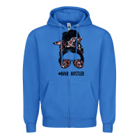 True Royal hair hustler Zipper Hoodie - SublimationCraftShop