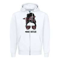 White hair hustler Zipper Hoodie - SublimationCraftShop