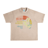 French Oak Mens Welder Because Engineers Need Heroes Too Gifts Funny Welding Urban Heavy Tee - minhPixels