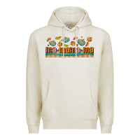 Oatmeal Heather fall mama libbey glass Premium Hoodie - BundleAndBundleShop