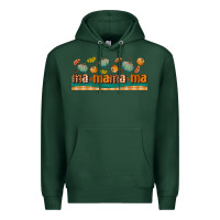 Sports Green fall mama libbey glass Premium Hoodie - BundleAndBundleShop