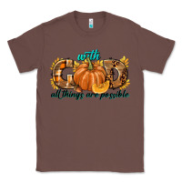 Chestnut With God All Things Are Possible Classic Tee - texasbilliewilder