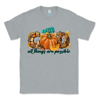 Heather Grey With God All Things Are Possible Classic Tee - texasbilliewilder