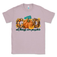 Lilac With God All Things Are Possible Classic Tee - texasbilliewilder