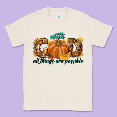 With God All Things Are Possible Classic Tee Designed By Texasbilliewilder