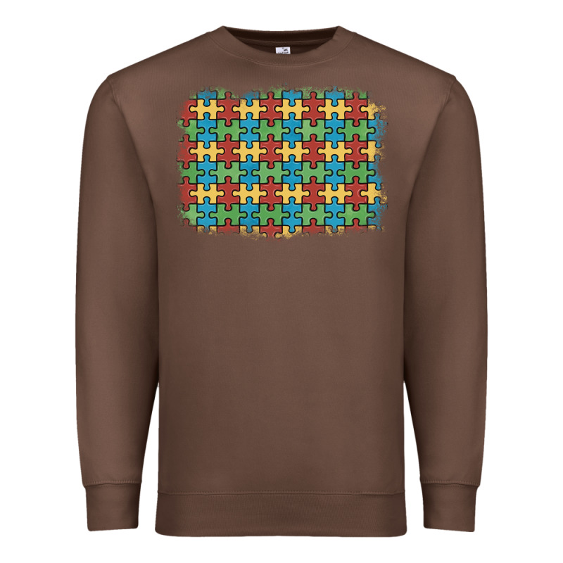 Autism Awareness Background Premium Sweatshirt by Artiststas | Teevron