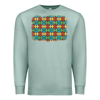 Seafoam autism awareness background Premium Sweatshirt - Artiststas