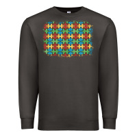 Smoke autism awareness background Premium Sweatshirt - Artiststas