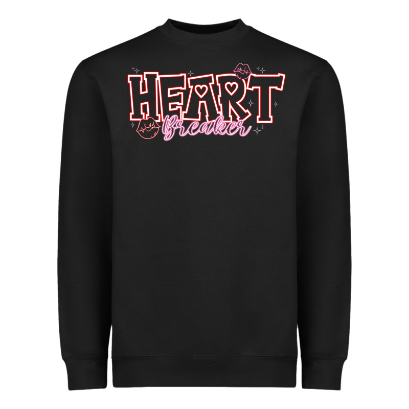 Heart Breaker Valentine Heavyweight Sweatshirt by CowhideDigitalArt | Teevron