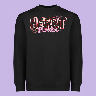Heart Breaker Valentine Heavyweight Sweatshirt Designed By Cowhidedigitalart