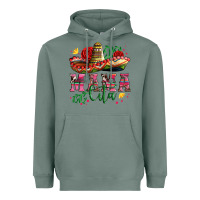 Sage mama cita with sombrero hat and roses Heavyweight Hoodie - Artiststas