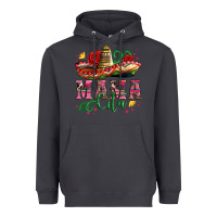 Mama Cita With Sombrero Hat And Roses Heavyweight Hoodie | Teevron