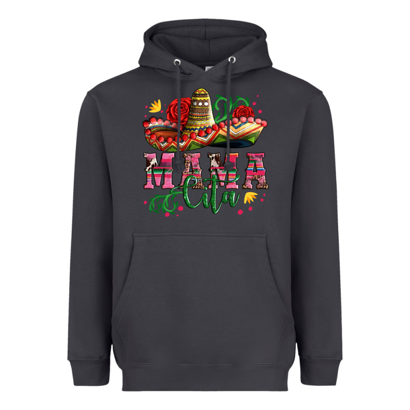 Mama Cita With Sombrero Hat And Roses Heavyweight Hoodie by Artiststas | Teevron