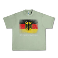 Oil Green Germany German Flag Deutschland Souvenir Gift Alemania Urban Heavy Tee - minhPixels
