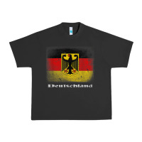 Pigment Black Germany German Flag Deutschland Souvenir Gift Alemania Urban Heavy Tee - minhPixels
