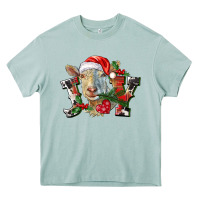Arona Joy Christmas Goat Heavy Core Tee - LillyAllenDesigns