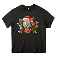 Asphalt Joy Christmas Goat Heavy Core Tee - LillyAllenDesigns