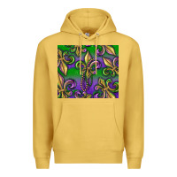 Antique Gold Mardi Gras Fleur De Lis Premium Hoodie - RanaPortraitStore