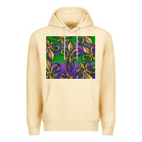 Pina Colada Mardi Gras Fleur De Lis Premium Hoodie - RanaPortraitStore