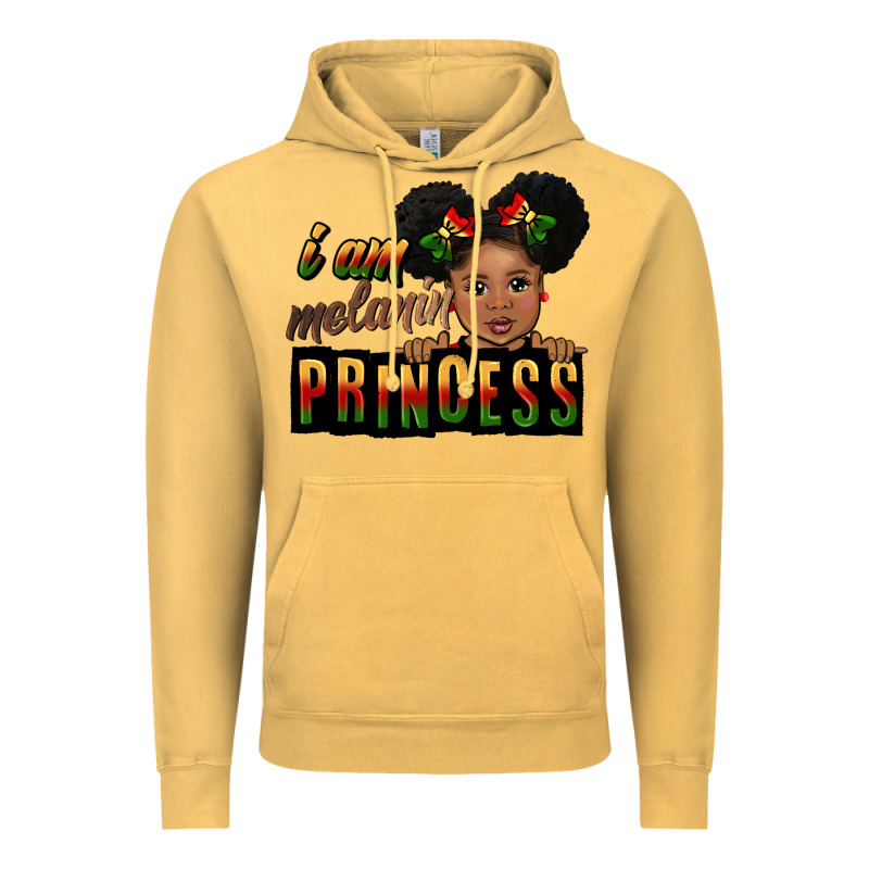 I Am Melanin Princess Black Peekaboo Vintage Hoodie by CowGirlArtShop | Teevron