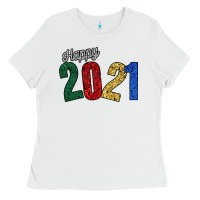 White Happy 2021 Ladies Tee - Bettercallsaul