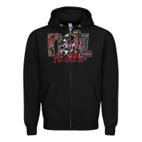 Black nail hustler Zipper Hoodie - SublimationCraftShop