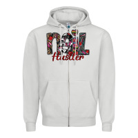 Dove Grey nail hustler Zipper Hoodie - SublimationCraftShop