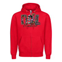 Red nail hustler Zipper Hoodie - SublimationCraftShop