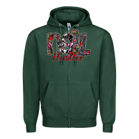 Sports Green nail hustler Zipper Hoodie - SublimationCraftShop