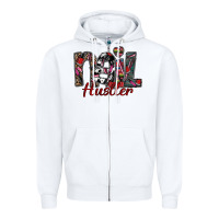 White nail hustler Zipper Hoodie - SublimationCraftShop