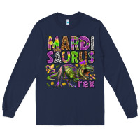 Navy Mardi Saurus Rex Long Sleeve Tee - HowdyJamesFarm