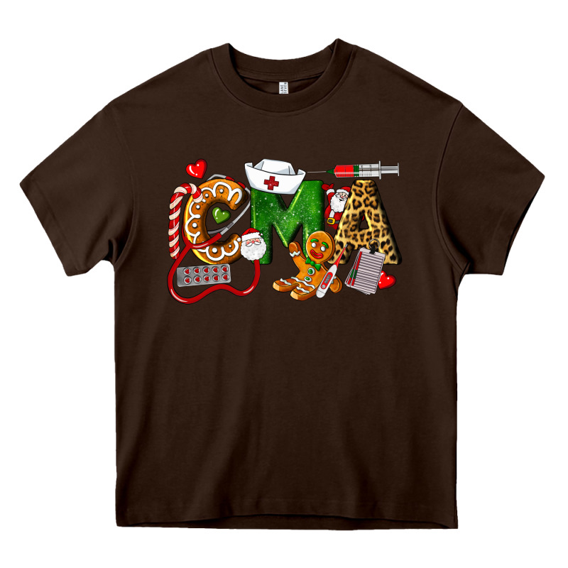 Christmas Cma Certified Medical Assistant Heavy Core Tee by LillyAllenDesigns | Teevron