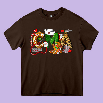 Christmas Cma Certified Medical Assistant Heavy Core Tee Designed By Lillyallendesigns